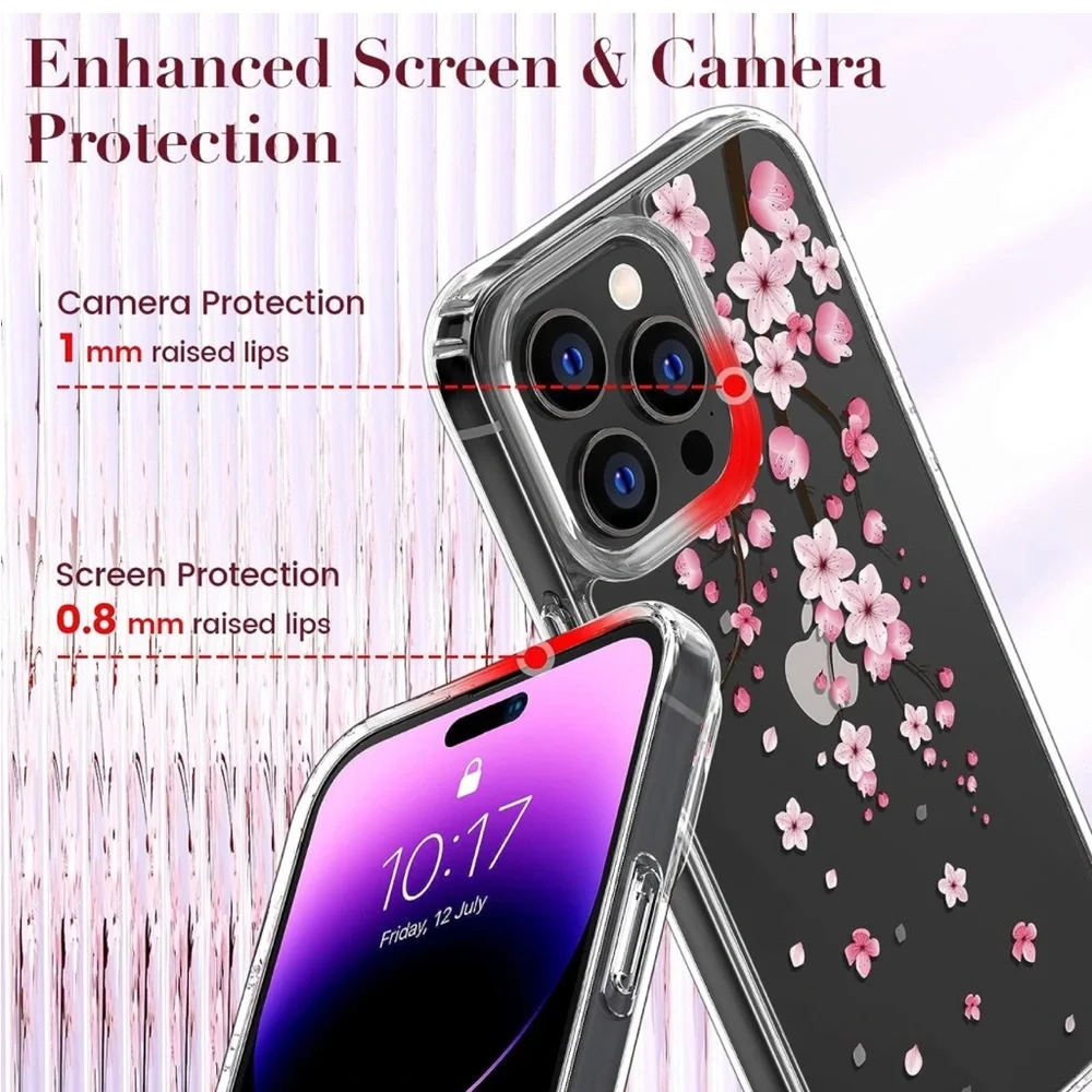 Cherry blossom iPhone 14 case